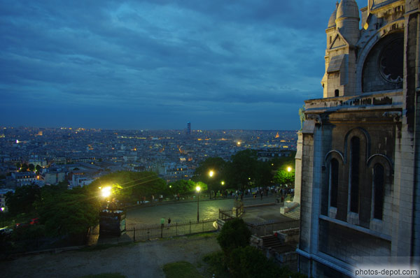 photo de Vue de Paris depuis la basilique de Montmartre