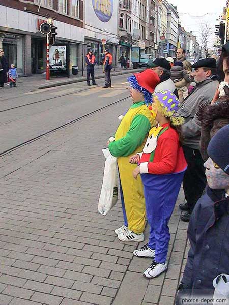 photo de déguisements de clowns au carnaval