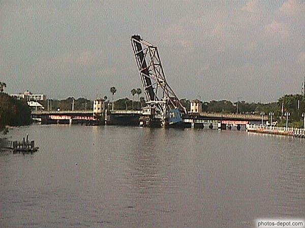 photo de pont à bascule, port de Tampa