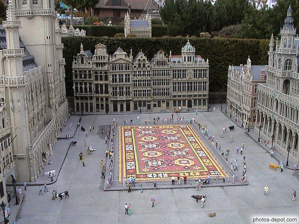 photo de Belgique, Bruxelles, Grand Place, tapis de fleurs