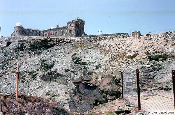 photo de croix et observatoire Garnergrat Zermatt