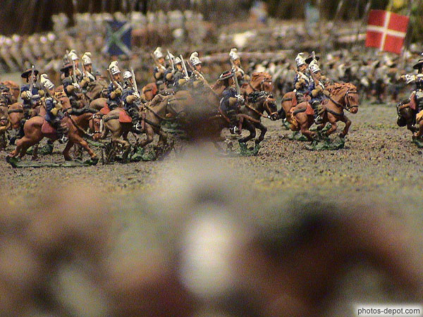 photo de charge de la cavalerie