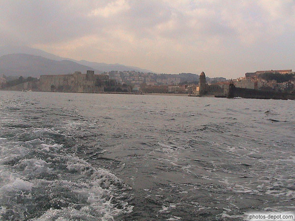 photo de Collioure de la mer