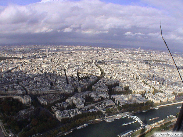 photo de vue de Paris nord est