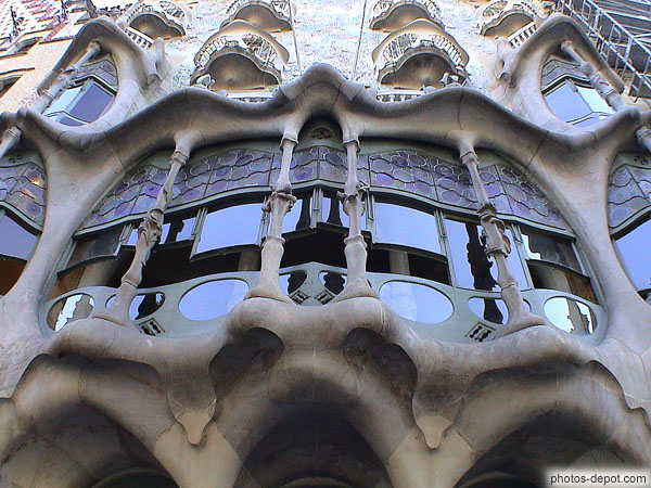 photo de Casa Batllo de Gaudi