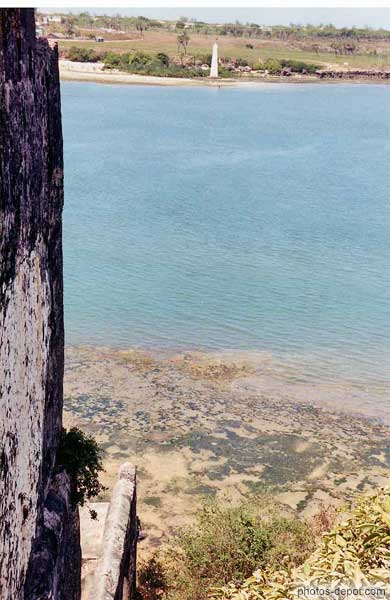 photo de vue de la Baie depuis le fort Jesus