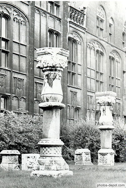 photo de restes de colonnes