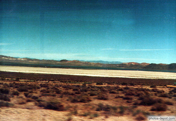 photo de route dans le desert