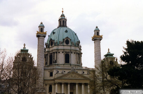photo de coupole Karlskirche