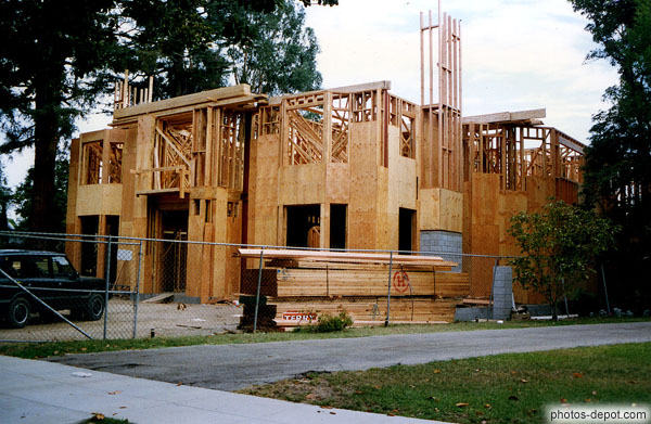photo de maison en construction