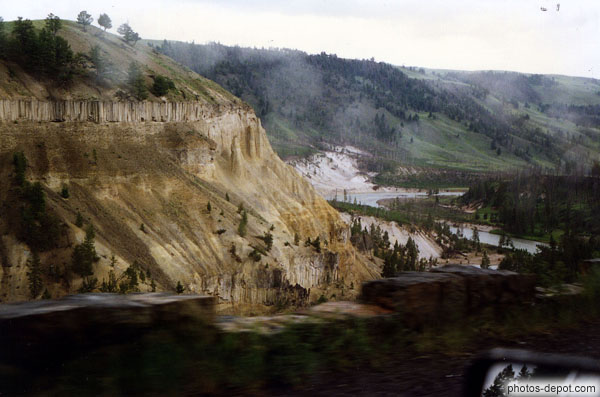 photo de canyon de la rivière Yellowstone