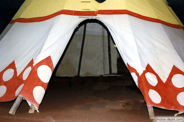 photo de tente indien  dans Buffalo Bill historical center
