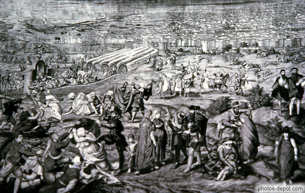 photo de Chevaliers St jean défendant la ville de Rhode contre Mahomet II à la bataille de Lépante
