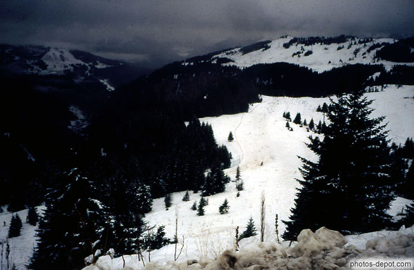 photo de piste de ski