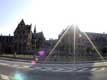 Monument briques reflet de soleil / Belgique, Blankenberge