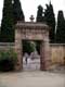 Portail d'entrée, Abbaye de Lagrasse