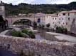 Pont et maisons sur l'Orbieu / France, Languedoc Roussillon, Lagrasse
