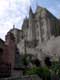 L'Abbaye vue des remparts / France, Normandie, Mont St Michel