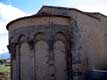 Abside romane aux arches plein cintre, chpelle St Julien