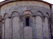 Corniche sur arcatures, chapelle St Julien / France, Languedoc Roussillon, Villeneuve de la Raho