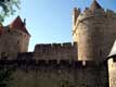 Tours de l'entrée des remparts / France, Languedoc Roussillon, Carcassonne