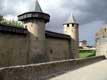 Mur est du chateau comtal / France, Languedoc Roussillon, Carcassonne