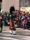 Soldat uniforme irlandais kilt et cornemuse / Canada, Quebec, Montreal, fête de St Patrick