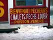 Bienvenue aux pêcheurs (on loue une cabane pour 10 heures de pêche) / Canada, Quebec, Ste Anne de la Perade