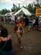 Indienne en costume à clochettes / Canada, Kahnawake