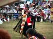 Amérindienne en costume / Canada, Kahnawake