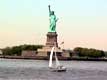 Staten Island et statue de la Liberté / USA, New York