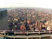 Les centaines de tours de manhattan vues du WTC