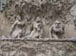 Les rois Mages adorant Jésus et offrant l'Or, la Myre et l'encens / Espagne, Barcelone, Sagrada Familia
