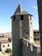 Tour du chateau / France, Languedoc Roussillon, Carcassonne, Chateau comtal