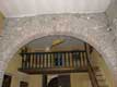Singulier crocodile suspendu dans la chapelle des marins / France, Languedoc Roussillon, ND de Consolation