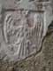 Aigle gravé dans le marbre, St Jacques / France, Languedoc Roussillon, Perpignan