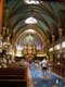étonnant intérieur de la basilique Notre Dame, richesse des peintures et ornements / Canada, Montreal, Vieux port