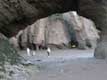 Arche taillée dans les rochers par la marée / Canada, Nouveau Brunswick, Fundy Hopewell Rocks