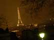 Tour Eiffel la nuit / France, Paris, Montmartre