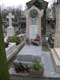 Tombe de Henri Beyle, Stendhal / France, Paris, Montmartre, cimetière