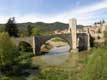 Pont fortifié de Besalu sur le Riu Fluvia / Espagne, Garrotxa, Besalu