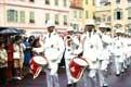 Parade de la garde en uniformes blancs / France, Provence, Monaco