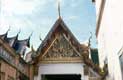 Temple aux décorations bleu et or / Thailande