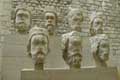 Têtes des rois de Juda provenant de la galerie occidentale de ND de Paris, abatues par les révolutionnaires