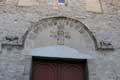 Tympan du portail de l'Abbaye / France, Languedoc Roussillon, Arles sur Tech