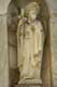 Saint Jacques, au baton duquel on accroche une grappe de raisin pour demander l'intercession du saint, à l'entrée de l'hôpital / France, Languedoc Roussillon, Ille sur Tet