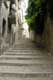 Rues aux escaliers montant à la cathédrale / Espagne, Girone