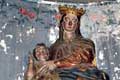 Vierge couronnée et enfant Jésus bénissant / France, Languedoc Roussillon, Perpignan, St Matthieu