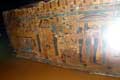 HiÃ©roglyphes sur sarcophage / France, Languedoc Roussillon, Perpignan, MusÃ©e histoire naturelle