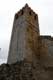 Tour carrée de pierre au dernier étage de briques / France, Languedoc Roussillon, Espira de l'Agly